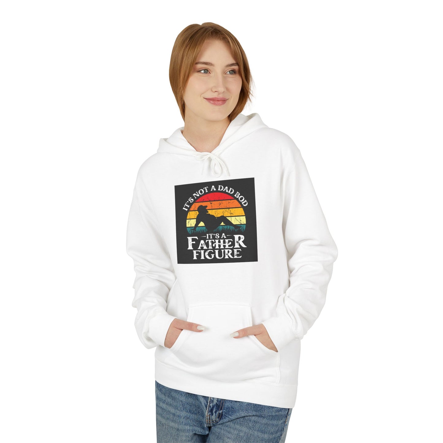 Father Figure Retro Hoodie - Perfect Gift for Dads
