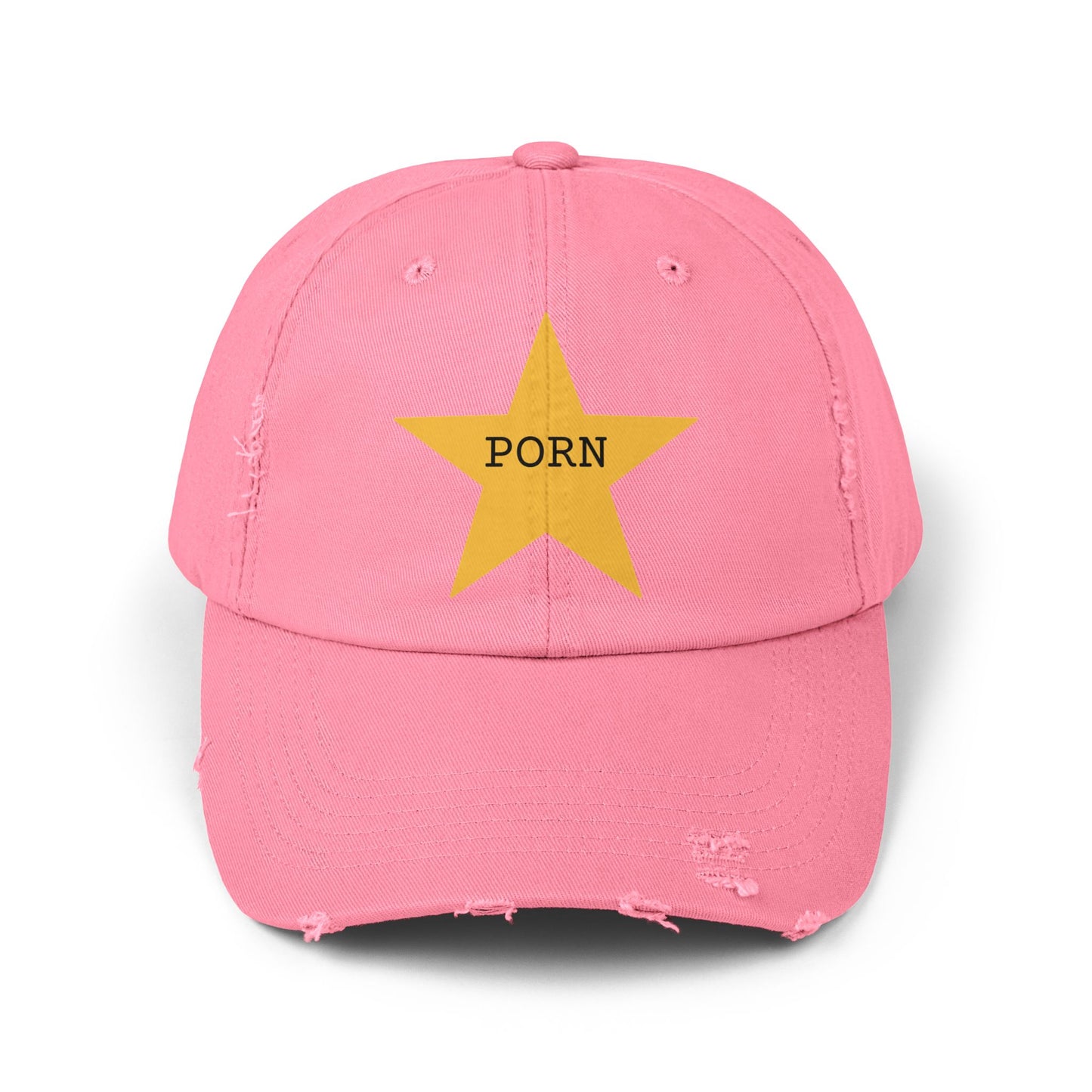 Trendy Unisex Distressed Cap with Statement Design, Casual Hat, Fashion Accessory, Gift for Him, Gift for Her, Everyday Style