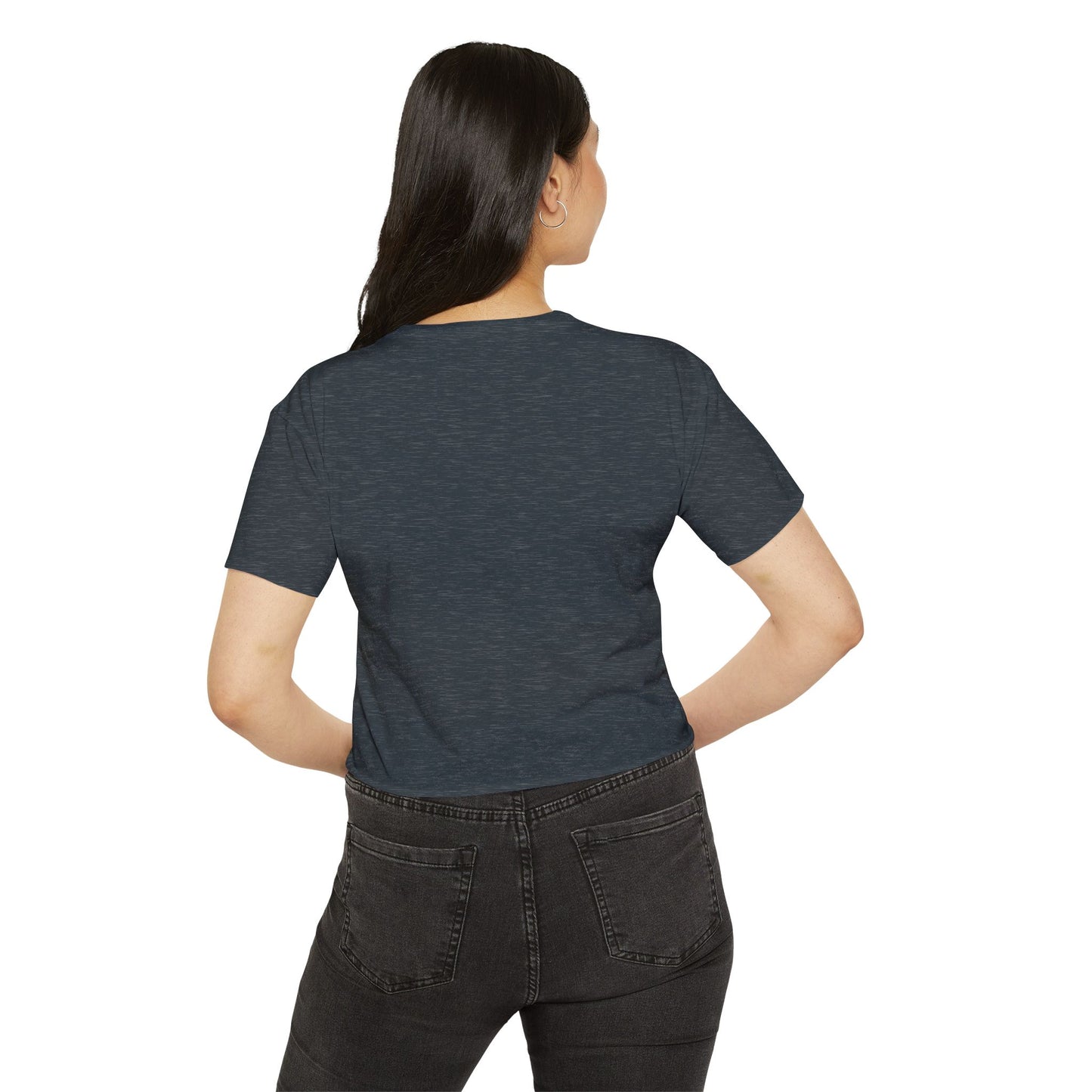 Emotional Support Coworker Crop Top — Retro Office Lady Festival Tee