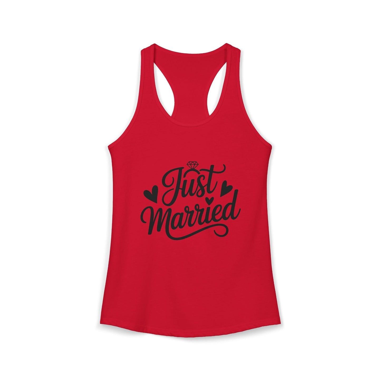 Women's Ideal Racerback Tank just married