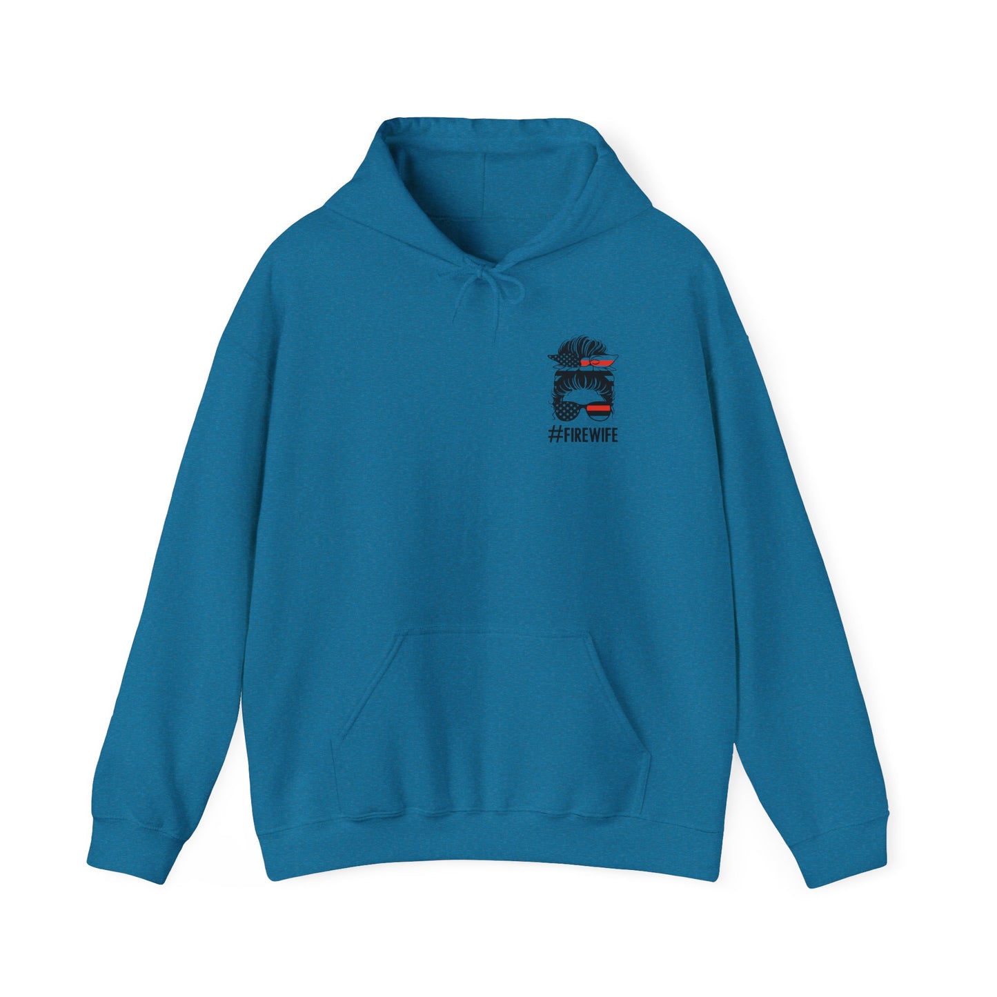 Firefighter Wife Hooded Sweatshirt – Cozy Apparel for Proud Partners