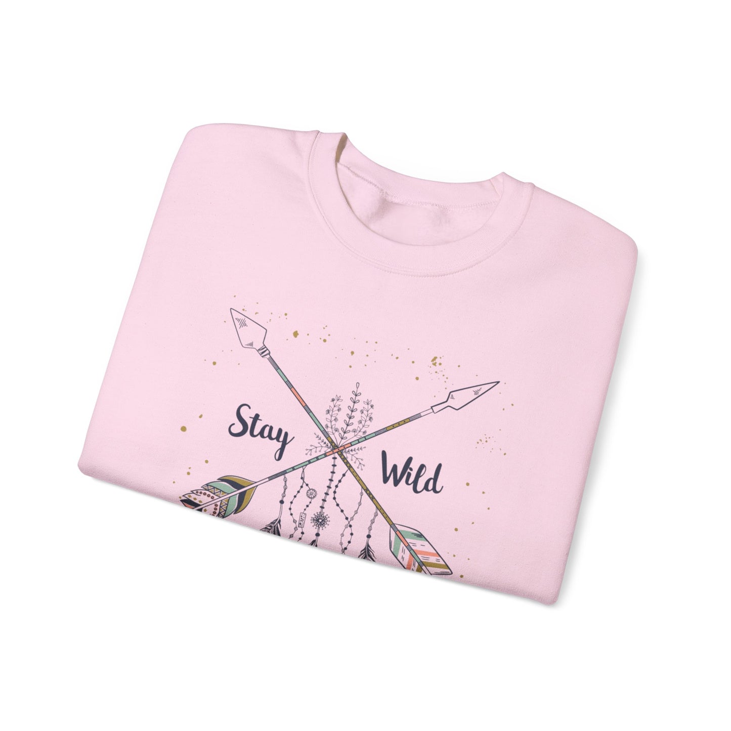 Unisex Crewneck Sweatshirt - Stay Wild Design