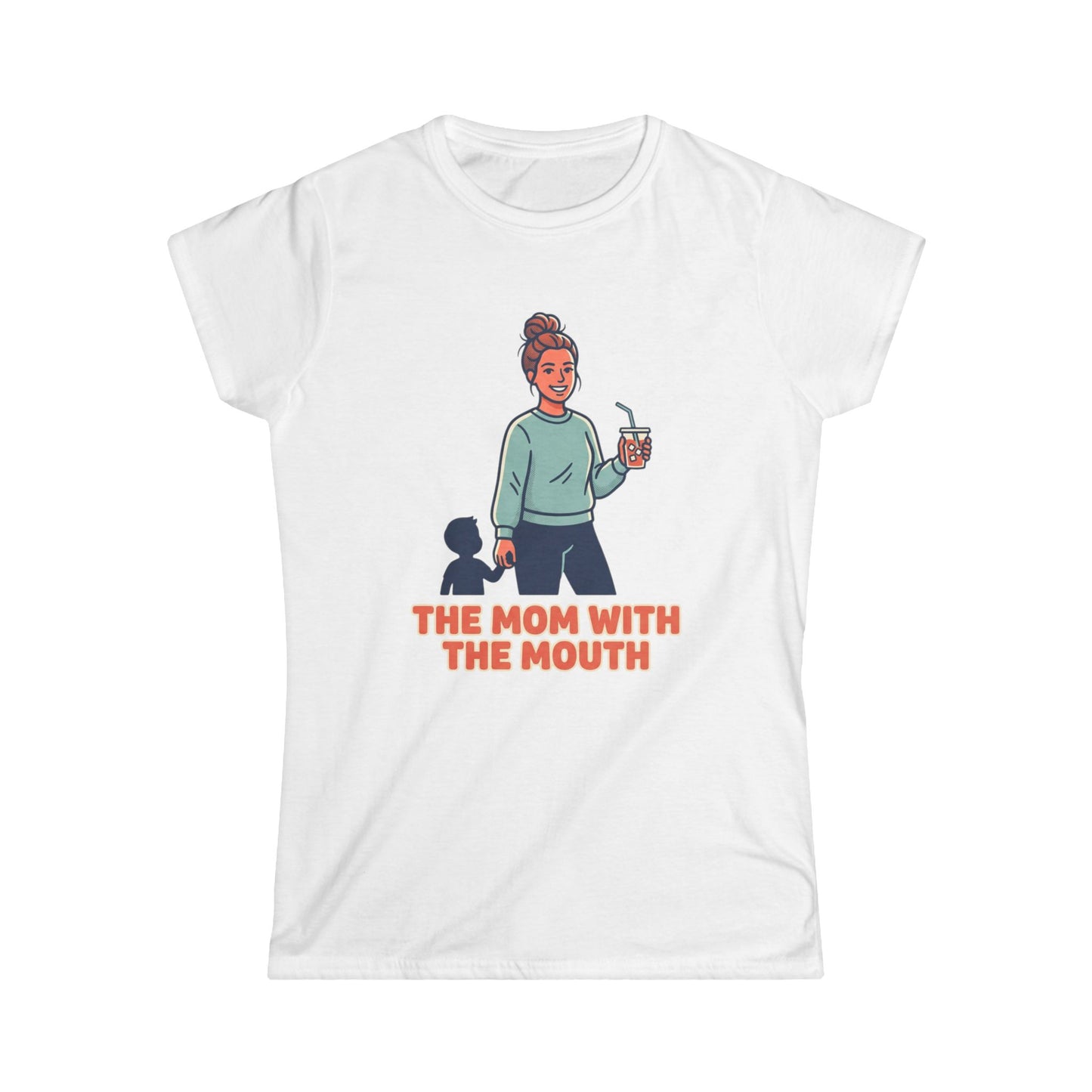 The Mom With The Mouth Tee — Funny Mom Graphic T-Shirt