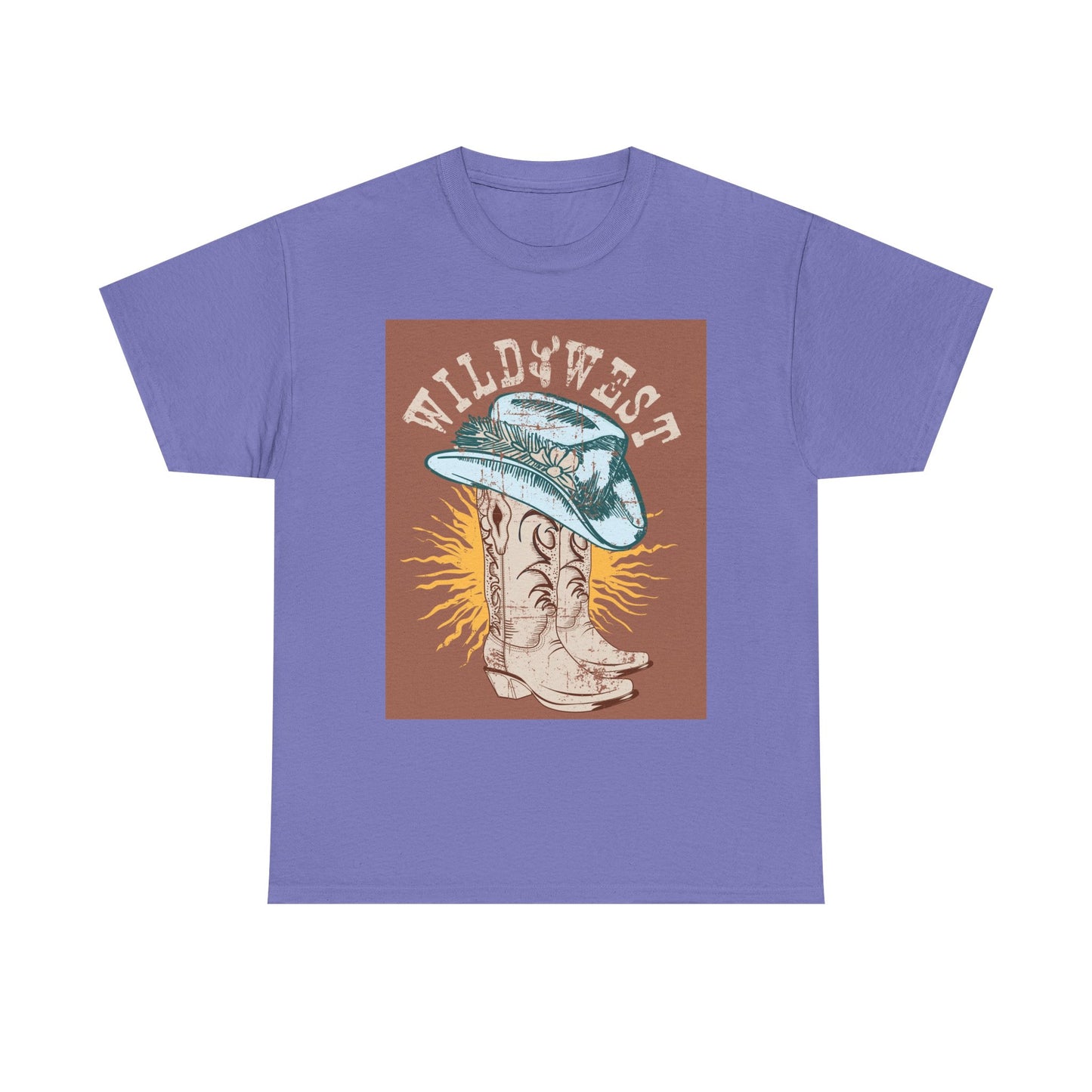 Wild West Cowboy Tee, Graphic Tee, Western Style Shirt, Country Music Apparel, Rodeo Outfit, Gift for Cowpoke Lovers