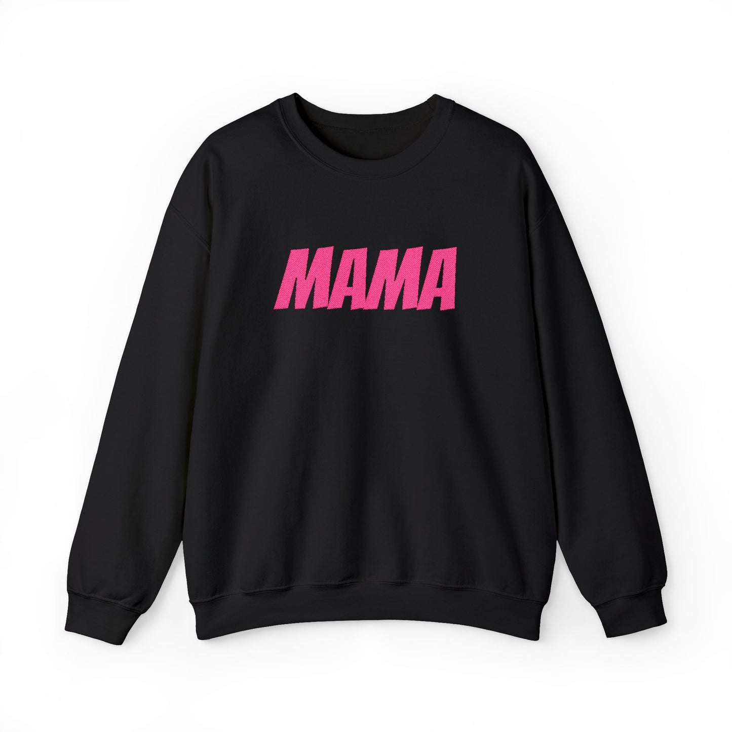 Pink Glitter MAMA Crewneck Sweatshirt | Mama Mom Mother's Day Top