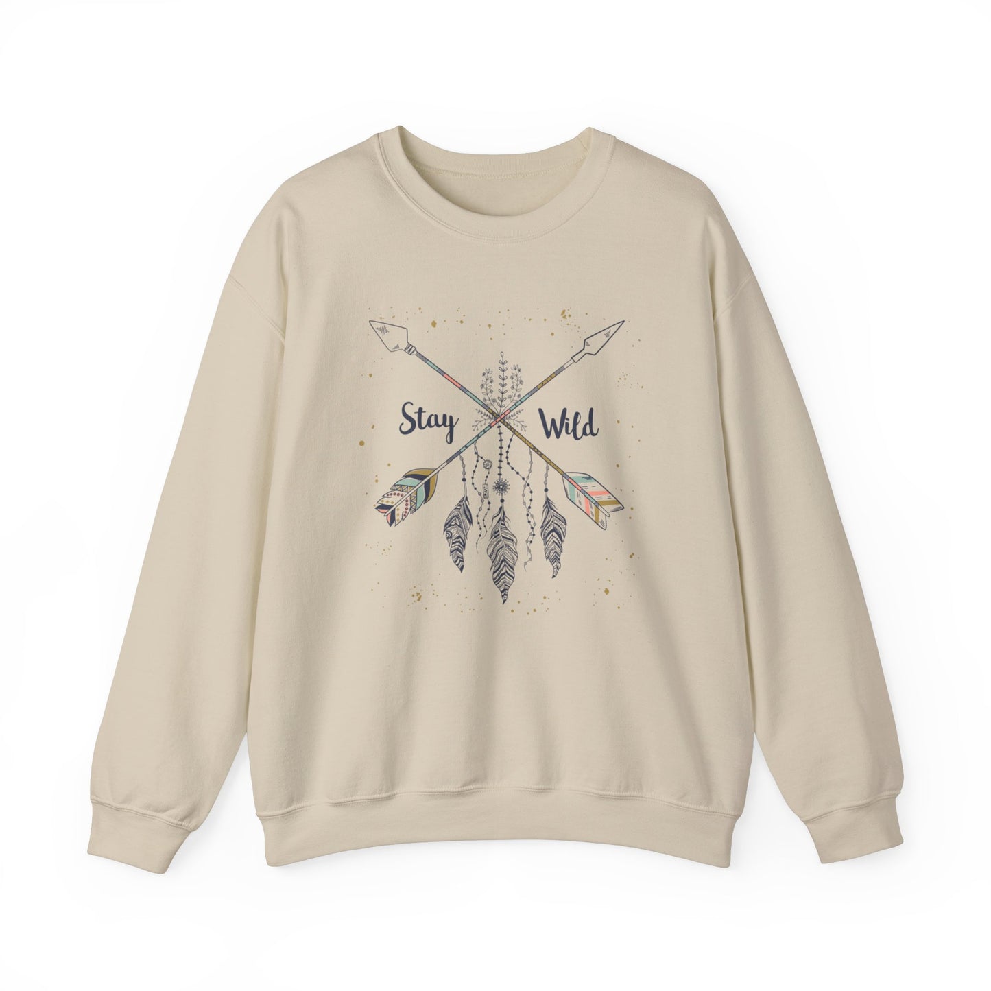 Unisex Crewneck Sweatshirt - Stay Wild Design