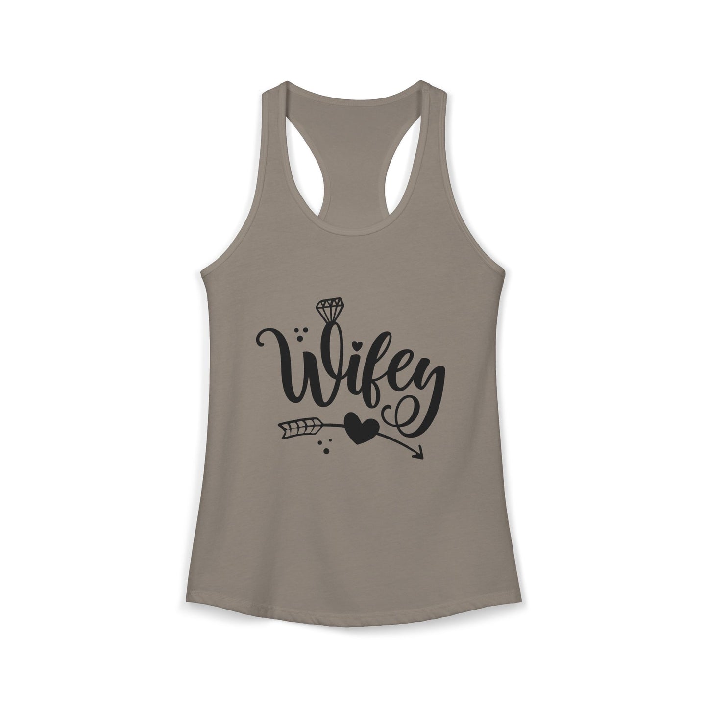 Women's Ideal Racerback Tank, Wifey, gift for her, wife life
