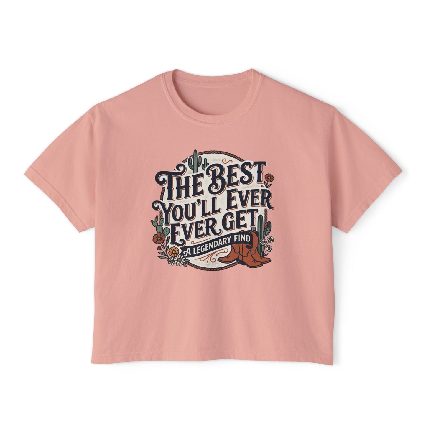 The Best You'll Ever Forget tee | Women's boxy t-shirt, vintage western design