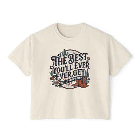 The Best You'll Ever Forget tee | Women's boxy t-shirt, vintage western design