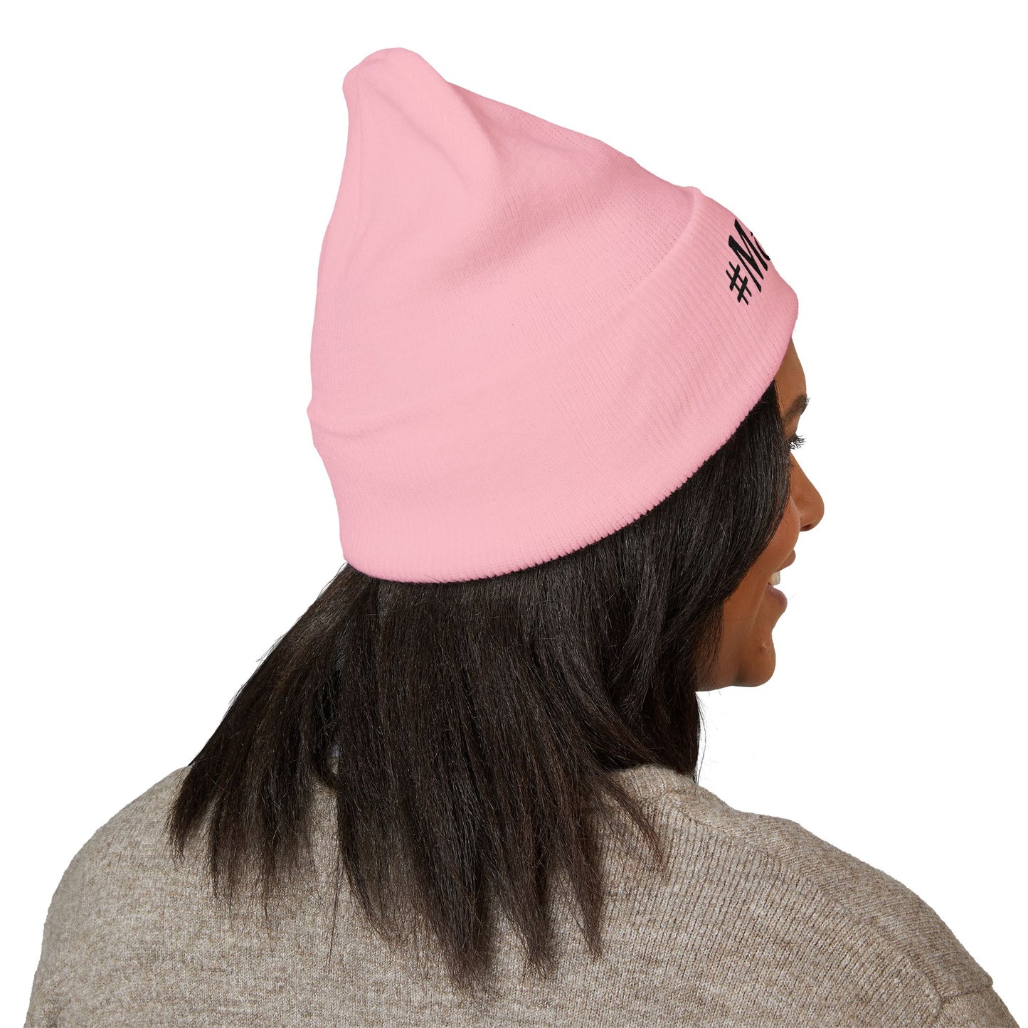 #Mom Life Beanie | Cuffed Embroidered Beanie