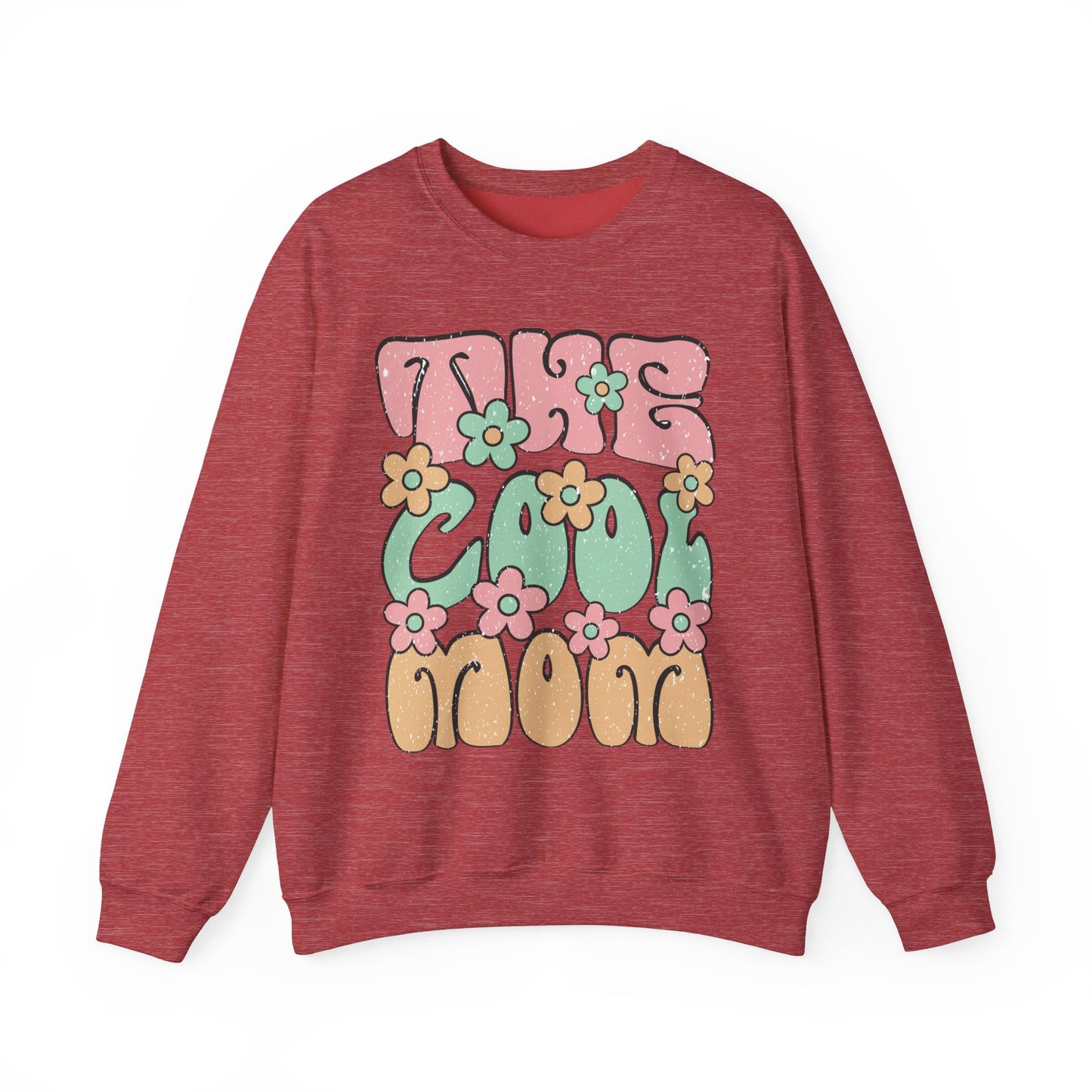 The Cool Mood Floral Graphic Unisex Crewneck Sweatshirt