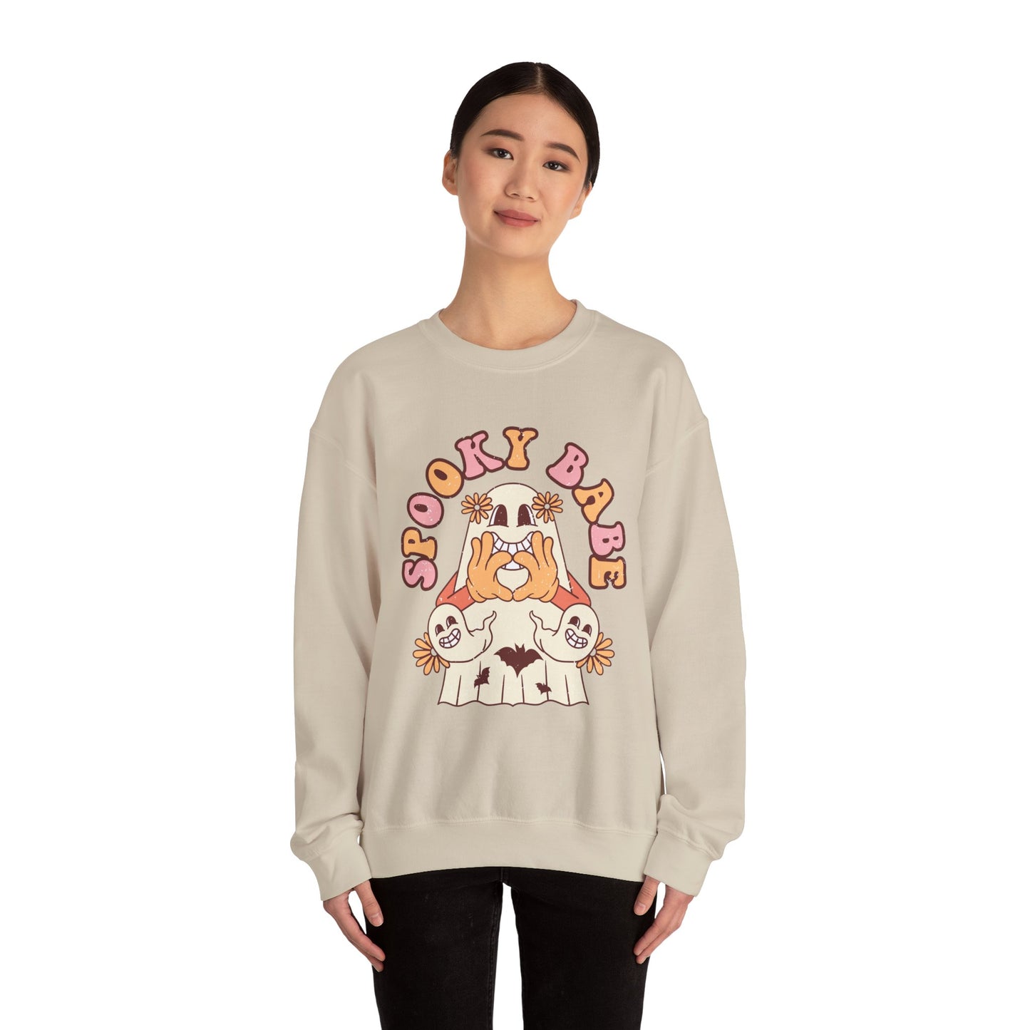 Spooky Babe Crewneck Sweatshirt - Comfy Halloween Apparel, Unisex Gift, Fall Fashion, Cozy Sweater for All Occasions, Perfect for [...]