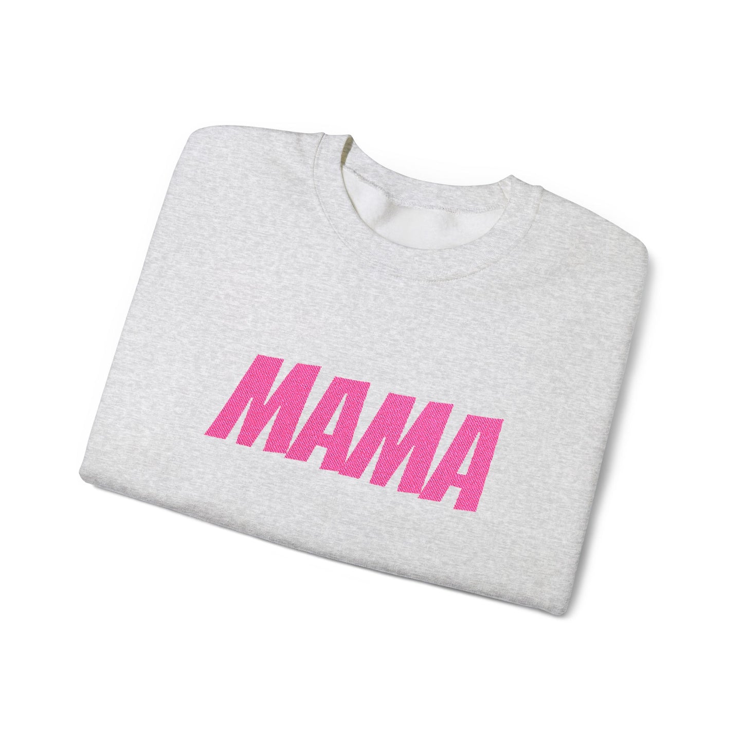 Pink Glitter MAMA Crewneck Sweatshirt | Mama Mom Mother's Day Top